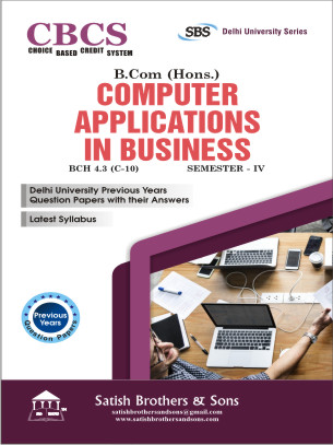 DU B. Com Hons 2nd Business in Computer Application Previous year, Solved Question Paper |
