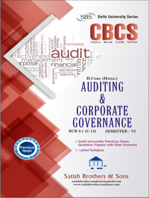 DU B.Com. (Hons.) 6th Sem Auditing & Corporate Governance Question Paper |