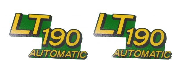 Lower Hood Set of 2 Decals Replaces AM134444 Fits John Deere LT190