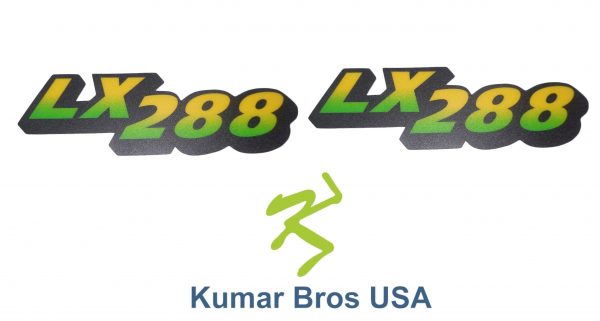 John Deere Lower Hood Set of 2 Decals Replaces M126054, Fits LX288