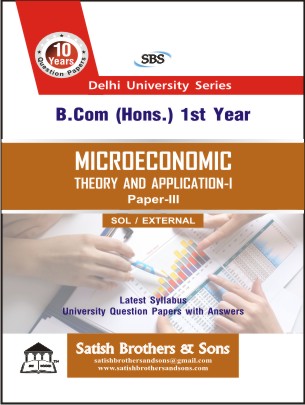 DU B.Com Hons SOL/External Microeconomics Theory Application 1st Previous Year, Solved Question Paper |