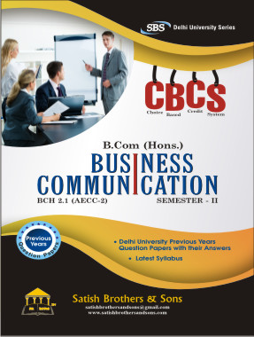 DU B. Com Hons 2nd sem Business Communication Solved/ Previous Year Question Paper  |