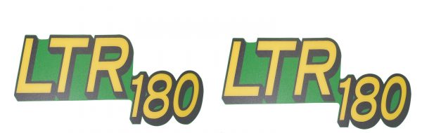 John Deere LTR180 Lower Hood Decals set Replaces M145987