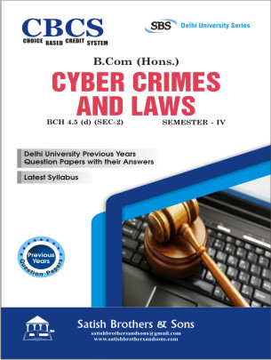 DU B.Com Hons 4th Sem Cyber Crimes,  Laws Previous Years (Solved) Question Paper |