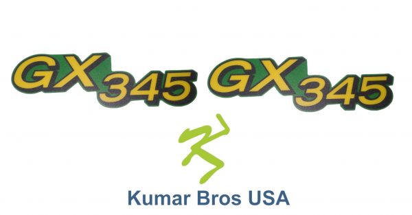 John Deere GX345 Low Lower Hood Decals set Replaces M145998
