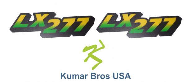 john Deere Fits LX277 Low S/N, Lower Hood Set of 2 Decals Replaces M126051