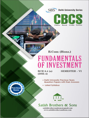 Du B.Com. Hons. 6th Sem Fundamentals of Investment Question Paper |