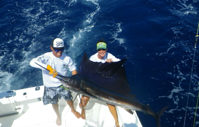 Sailfishing in Quepos with Quepos Fishing Packages