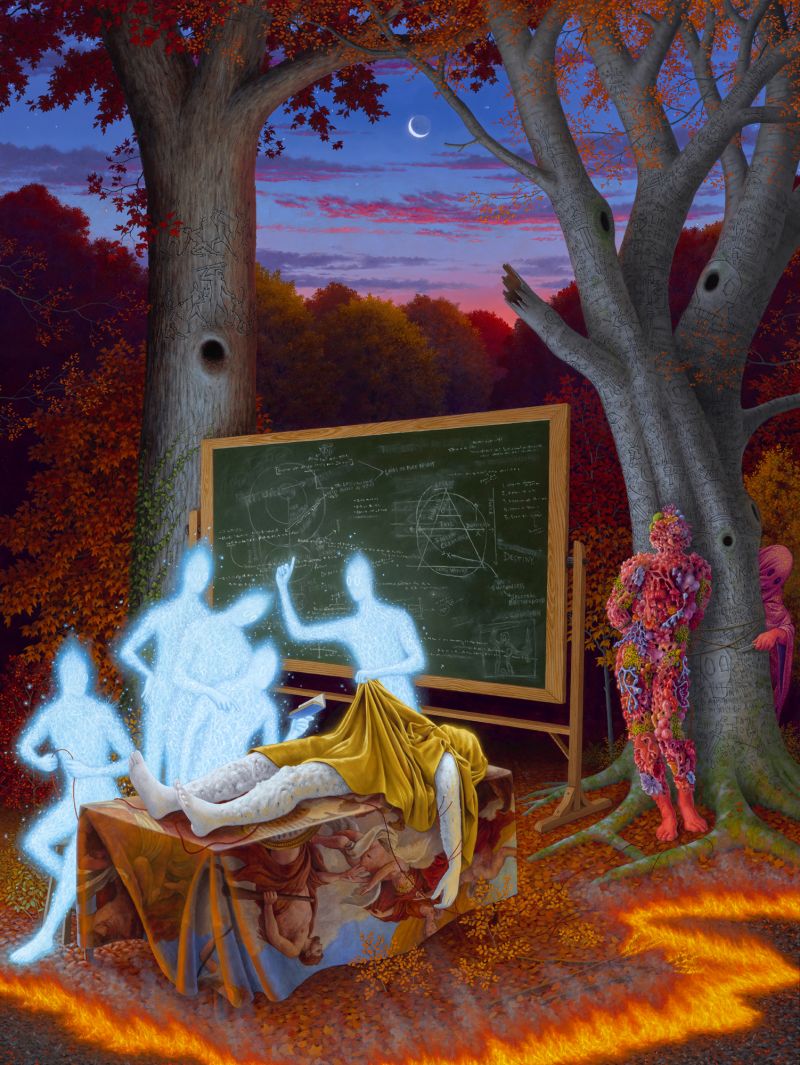 Artist Adrian Cox's latest oil paintings tell the story of mythical creatures hoping to take over the world | Creative Boom