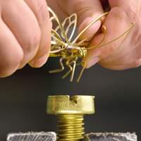 5-Minute Crafts - Golden butterfly made from bolt & nut, challenge for a master | Facebook