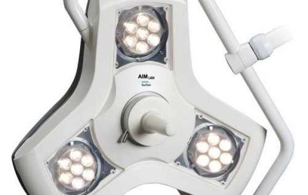 Burton AIM LED Single Ceiling Surgical Procedure Light (Model ALEDSC) Brand: Burton
