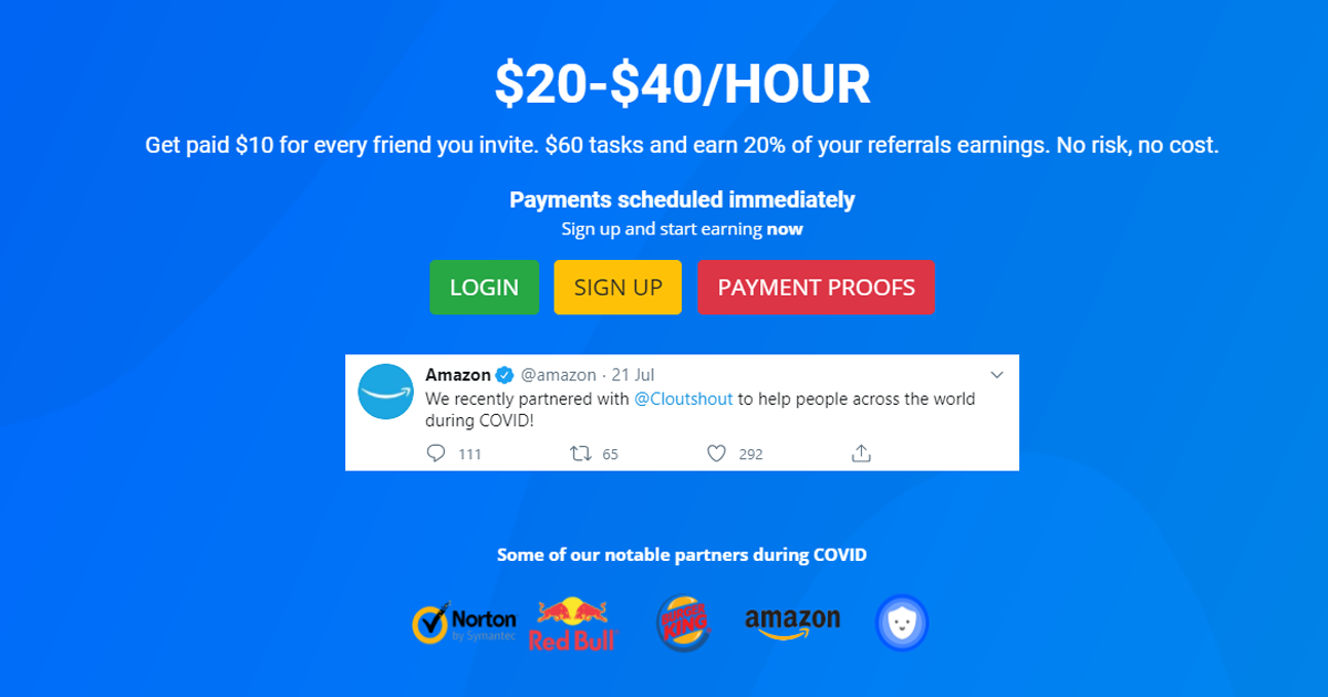 Cloutshout | #1 Influence Network (Make Money Online)