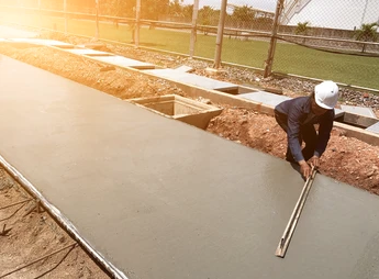 Level the uneven concrete surfaces!