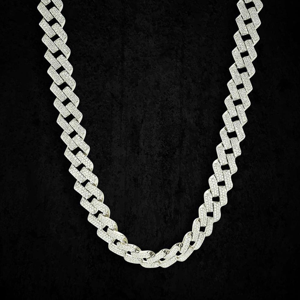 Buy Silver Cuban Chain for Men at Upto @ 23% Off | Silverare