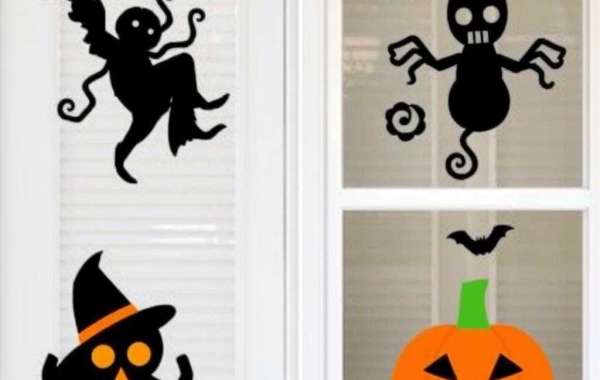 How to Make Halloween Window Clings