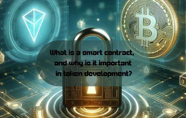 What is a smart contract, and why is it important in token development?