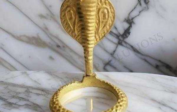 Brass Snake for Shivling: A Sacred Symbol in Hindu Worship