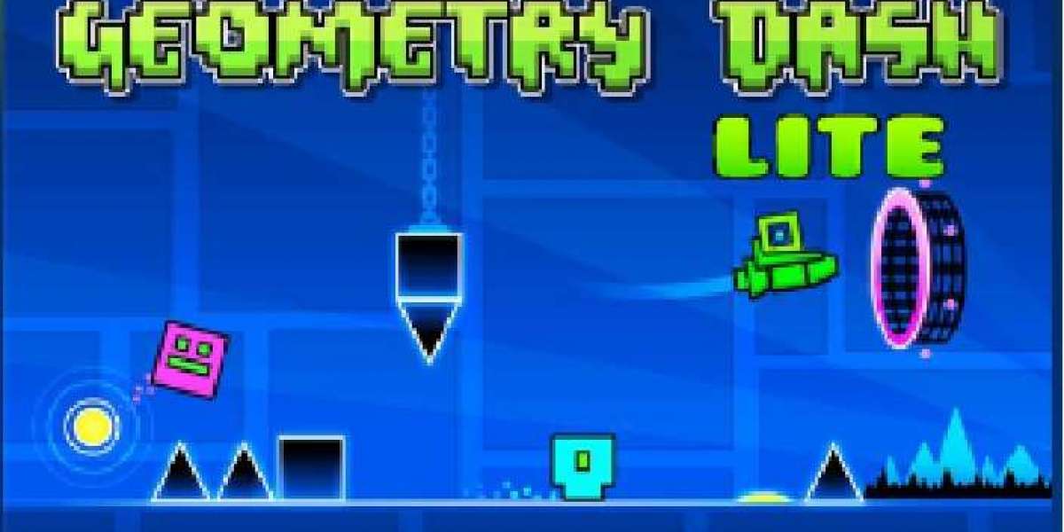 Geometry Dash Lite - a high-energy, rhythm-based mobile platformer