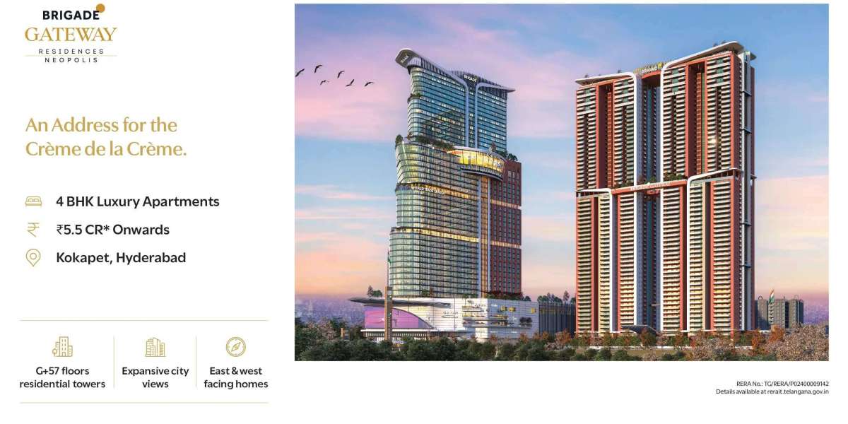 ?️ Brigade Gateway Neopolis, Hyderabad – Modern Urban Living at Its Finest