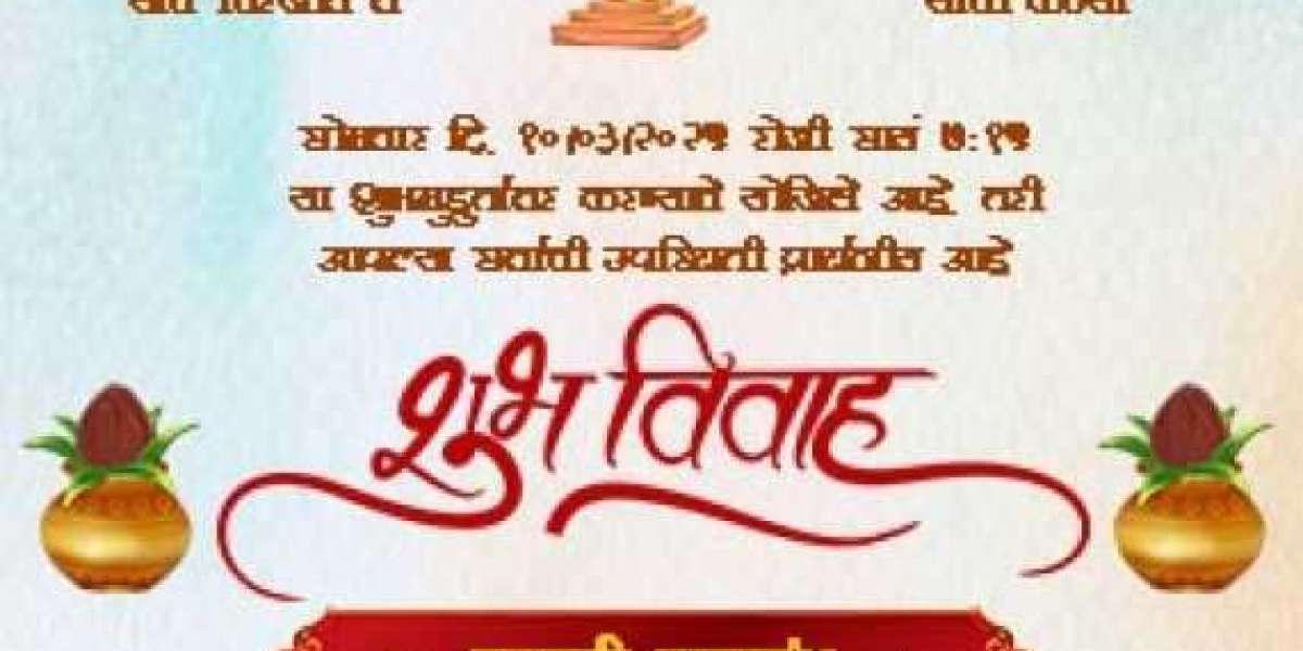 Customize Marathi Lagnpatrika Online Free and Share Instantly