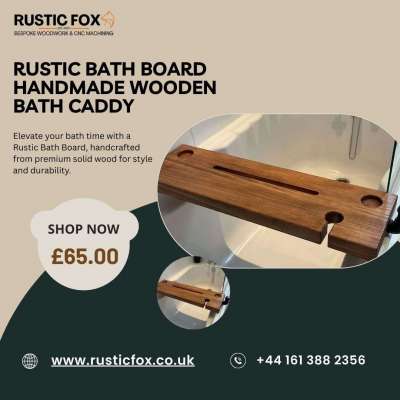 Rustic Bath Board – Handmade Wooden Bath Caddy by Rustic Fox Ltd Profile Picture