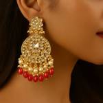 red earrings for women