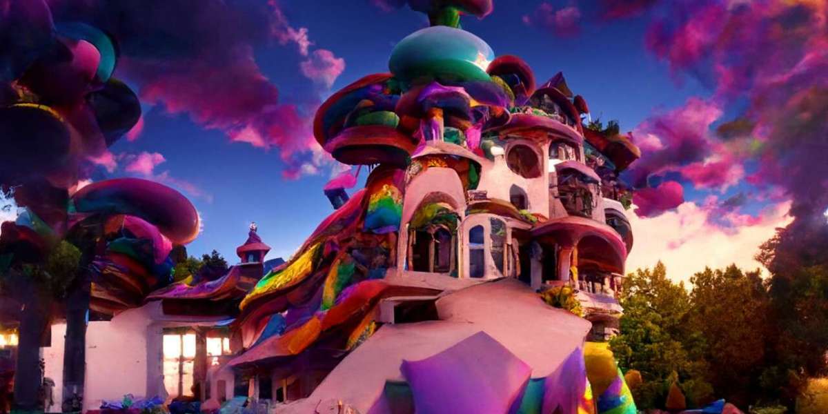 Enter the Psychedelic Trippy House: A Journey into Colors, Music, and Consciousness Buy Select Elites Carts Online