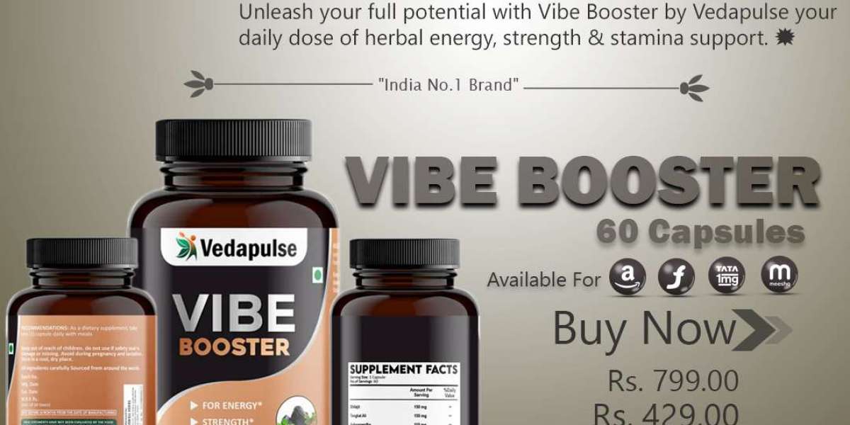 Vibe Booster 60 Capsules | Energy, Strength & Stamina Support