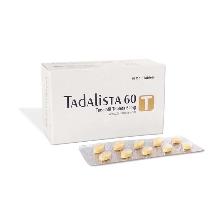 Buy Tadalista 60 Mg Online | Tadalafil | 100% Safe ED Solution