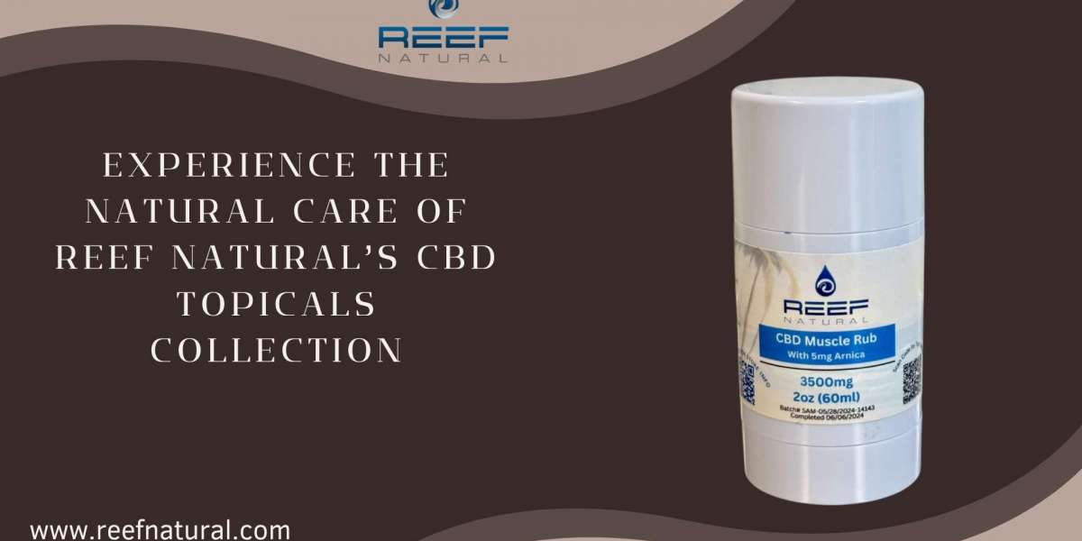 Experience the Natural Care of Reef Natural’s CBD Topicals Collection