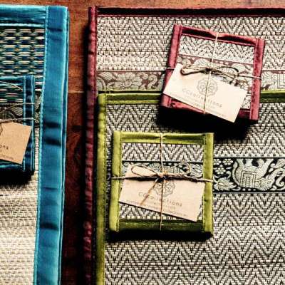 Eco-Friendly Hand-Woven Wicker table placemats Reed Thai Style Placemats and Coasters Profile Picture