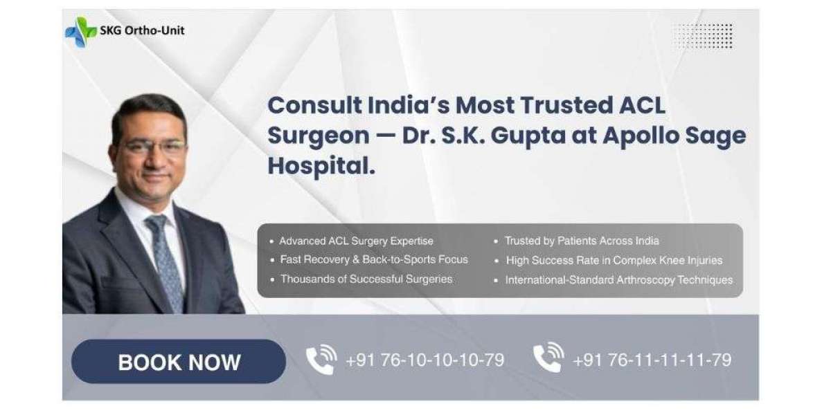 Consult Dr. S.K. Gupta at Apollo Sage Hospital, recognized as the Best ACL Surgeon serving India.