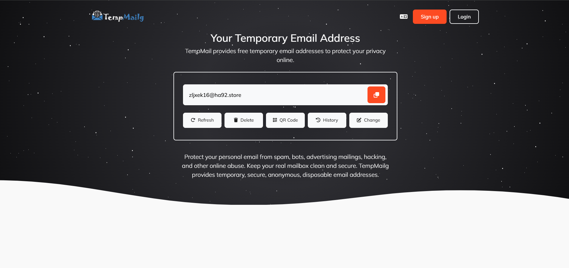 Temp Mail - Instant Temporary Email Service | TempMailg