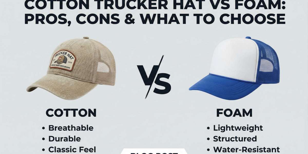 Cotton Trucker Hat vs Foam: Pros, Cons & What to Choose