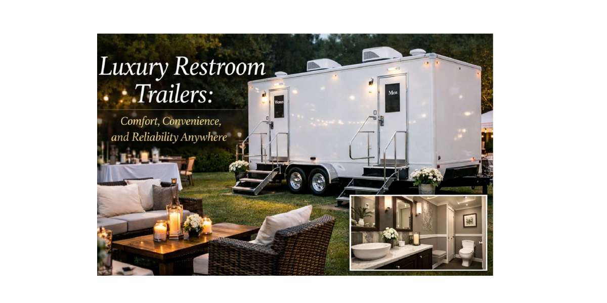 Luxury Restroom Trailers: Comfort, Convenience, and Reliability Anywhere
