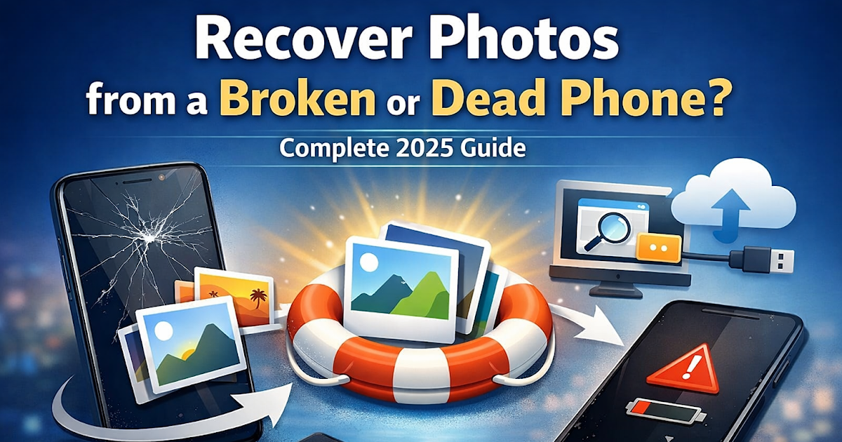 Can You Recover Photos from a Broken or Dead Phone? (Complete 2025 Guide)