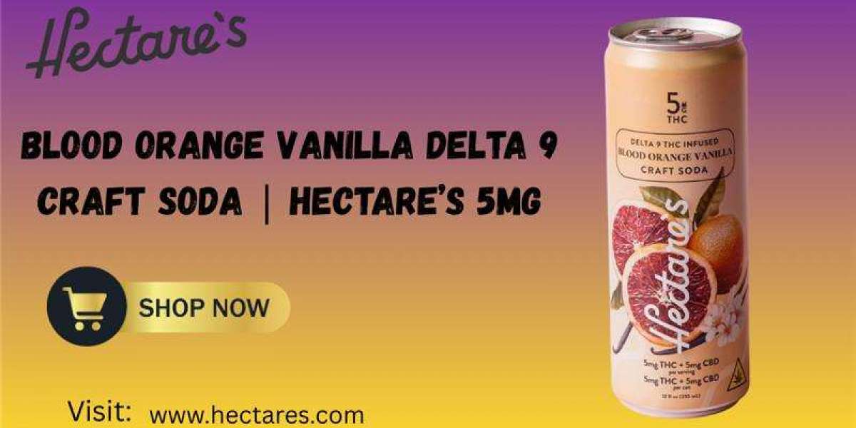 Blood Orange Vanilla Delta-9 Soda: A Refreshing Wellness Drink