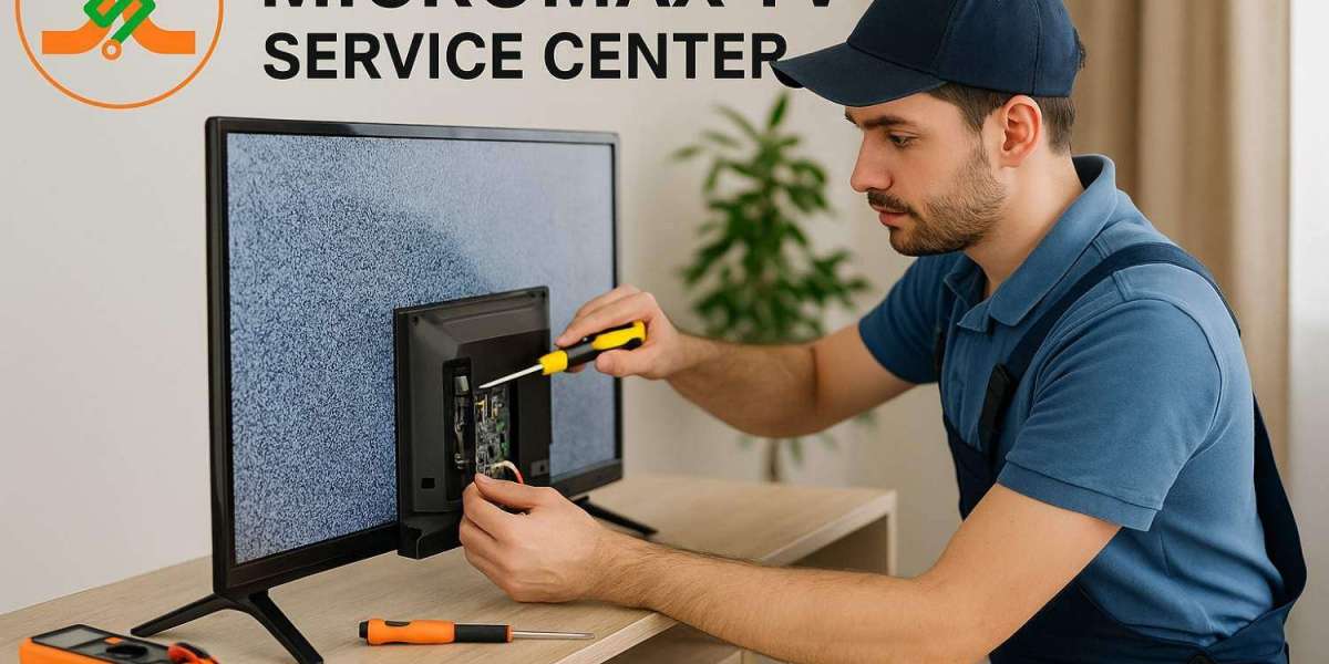 What types of TV issues does the Micromax TV Service Center repair?