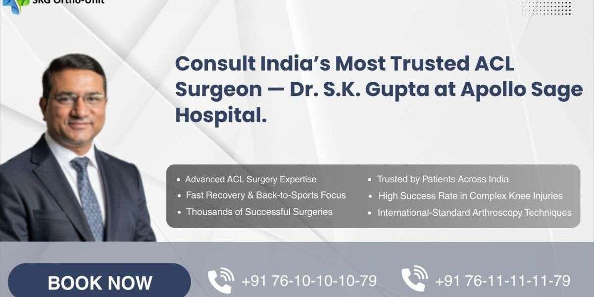 Consult Dr. S.K. Gupta at Apollo Sage Hospital, recognized as the Best ACL Surgeon serving India.