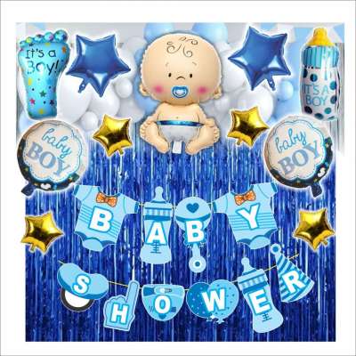 Baby Boy Baby Shower & Birthday Decoration Kit – Blue & White Theme Profile Picture