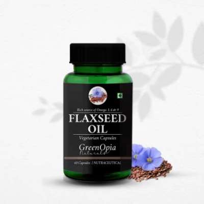 GreenOpia Flaxseed Oil 60 Liquid Filled Vegetarian Capsules Profile Picture