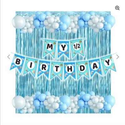 My Half Birthday (1/2 Birthday) Decoration Kit Profile Picture