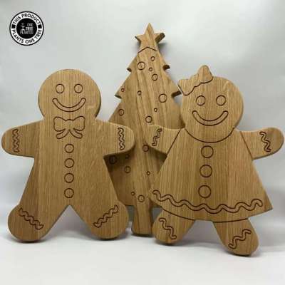Set of 3 Christmas Solid Oak Boards Profile Picture