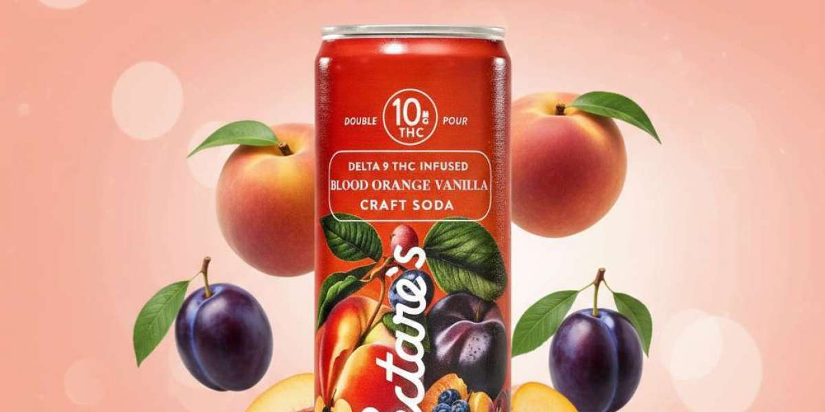Delta 9 Drink with Stone Fruit Flavor | Craft Soda by Hectares