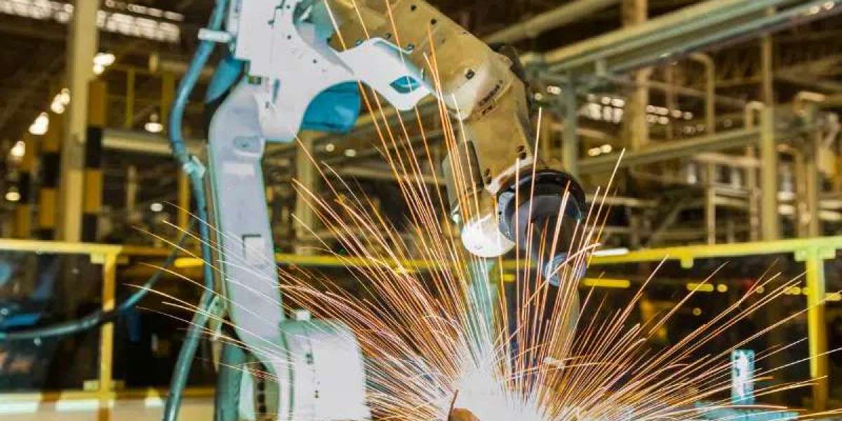 Machine Tending Robots with MIG TIG Laser Welding Automation for Industry.