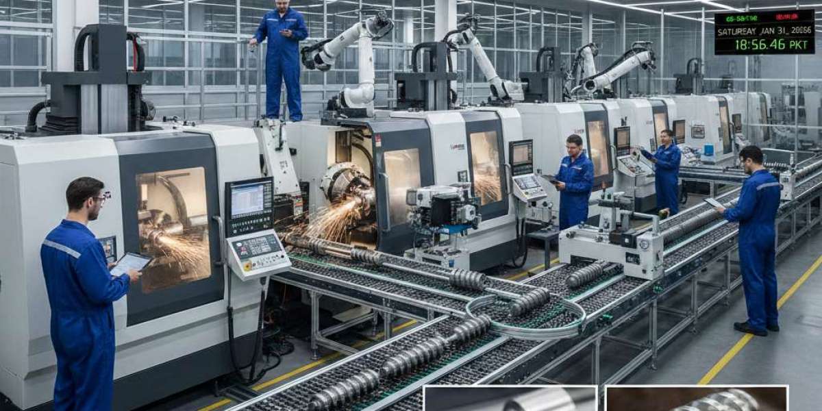 Complete Production Solutions for Worm and Trapezoidal Screws