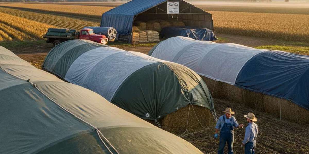 Round Bale Hay Tarps: Essential Protection for Long-Lasting Hay Storage