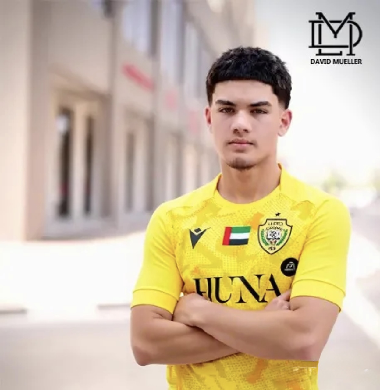 U16 Young Football Player in UAE | David Mueller Footballer