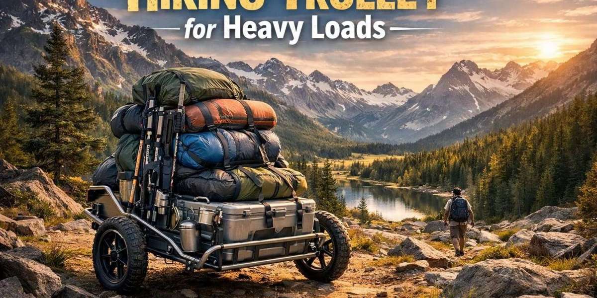 Best Hiking Trolley for Heavy Loads | Durable Pull Behind Walking Cart