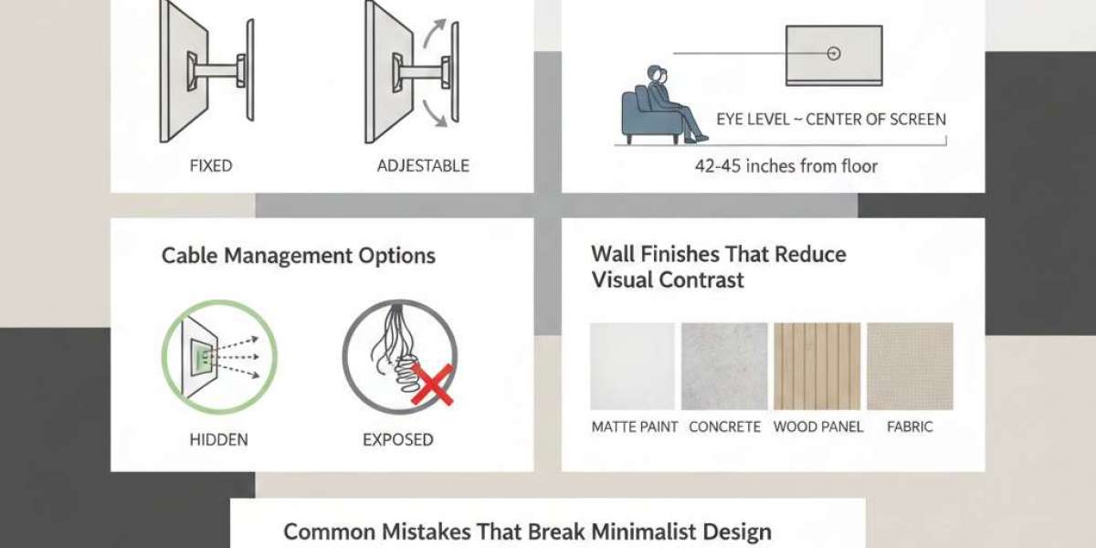 How to Make a TV Bracket Disappear in a Minimalist Living Space?